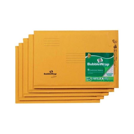 DUCK BRAND 284693 Padded Envelopes 10.5 x 15 in. 90749
